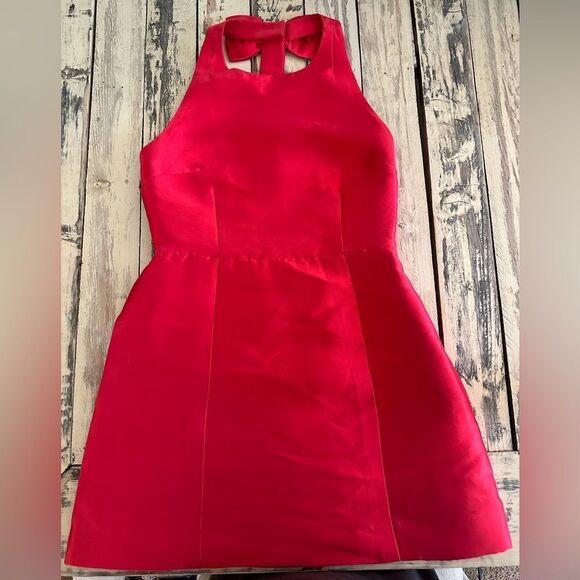 Kate Spade Hot Pink bow back dress - Picture 1 of 5